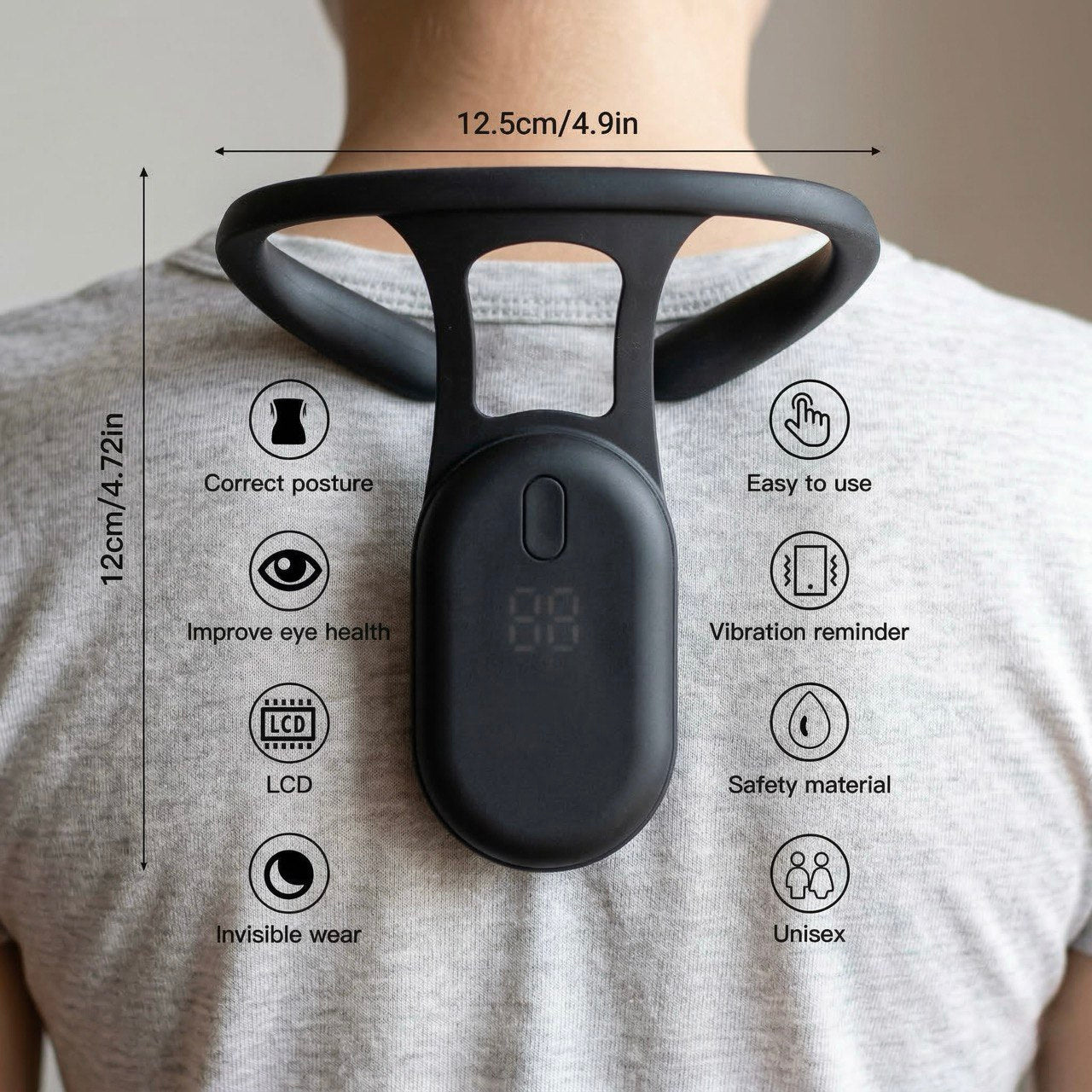 Smart Micro-Vibration Posture Corrector